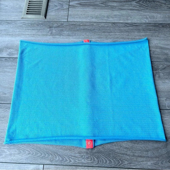 Ivivva by Lululemon Girls Village Chill Infinity Scarf Blue  Herringbone - Picture 9 of 14